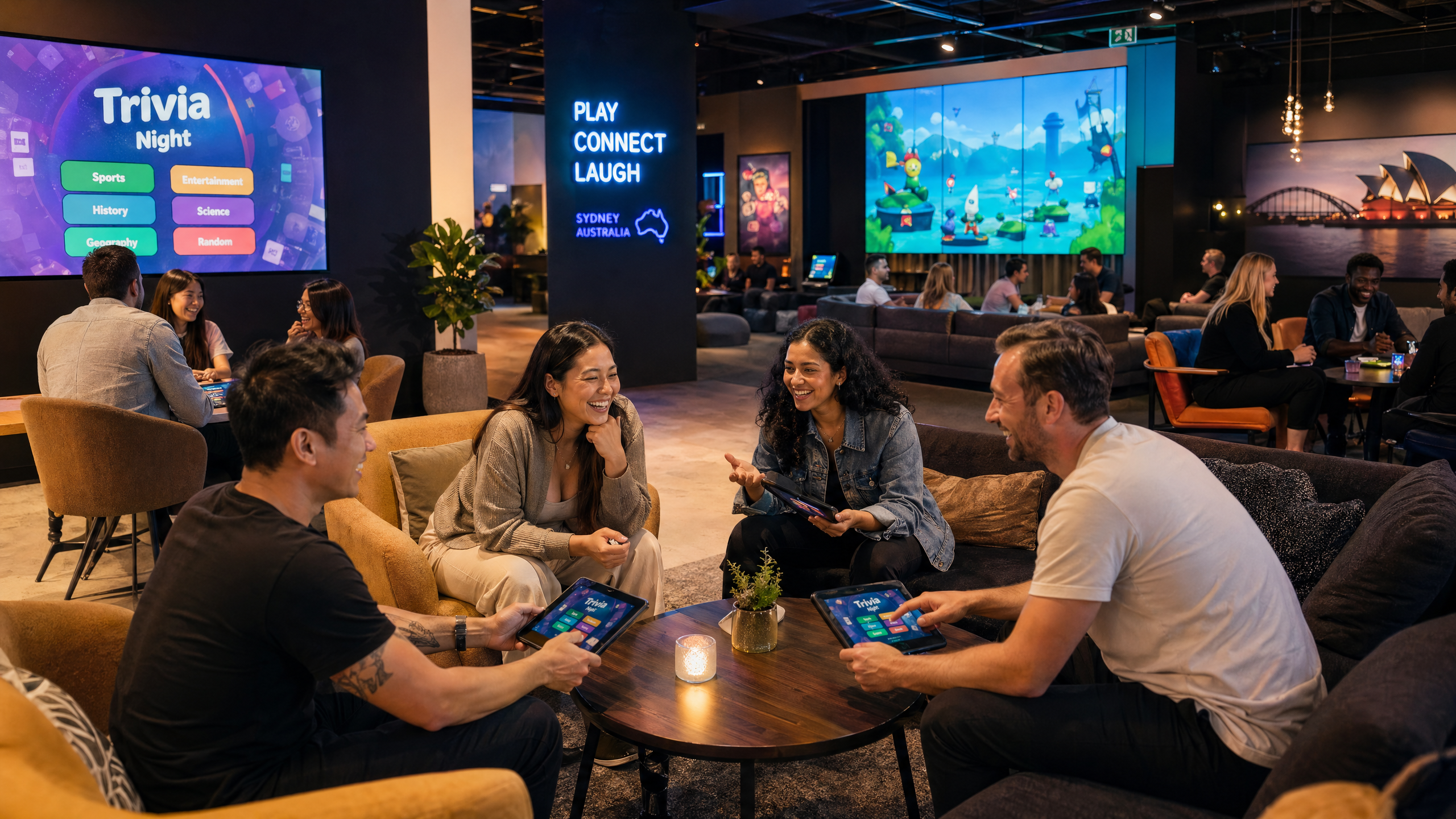 GameCircle social gaming lounge in Sydney Australia