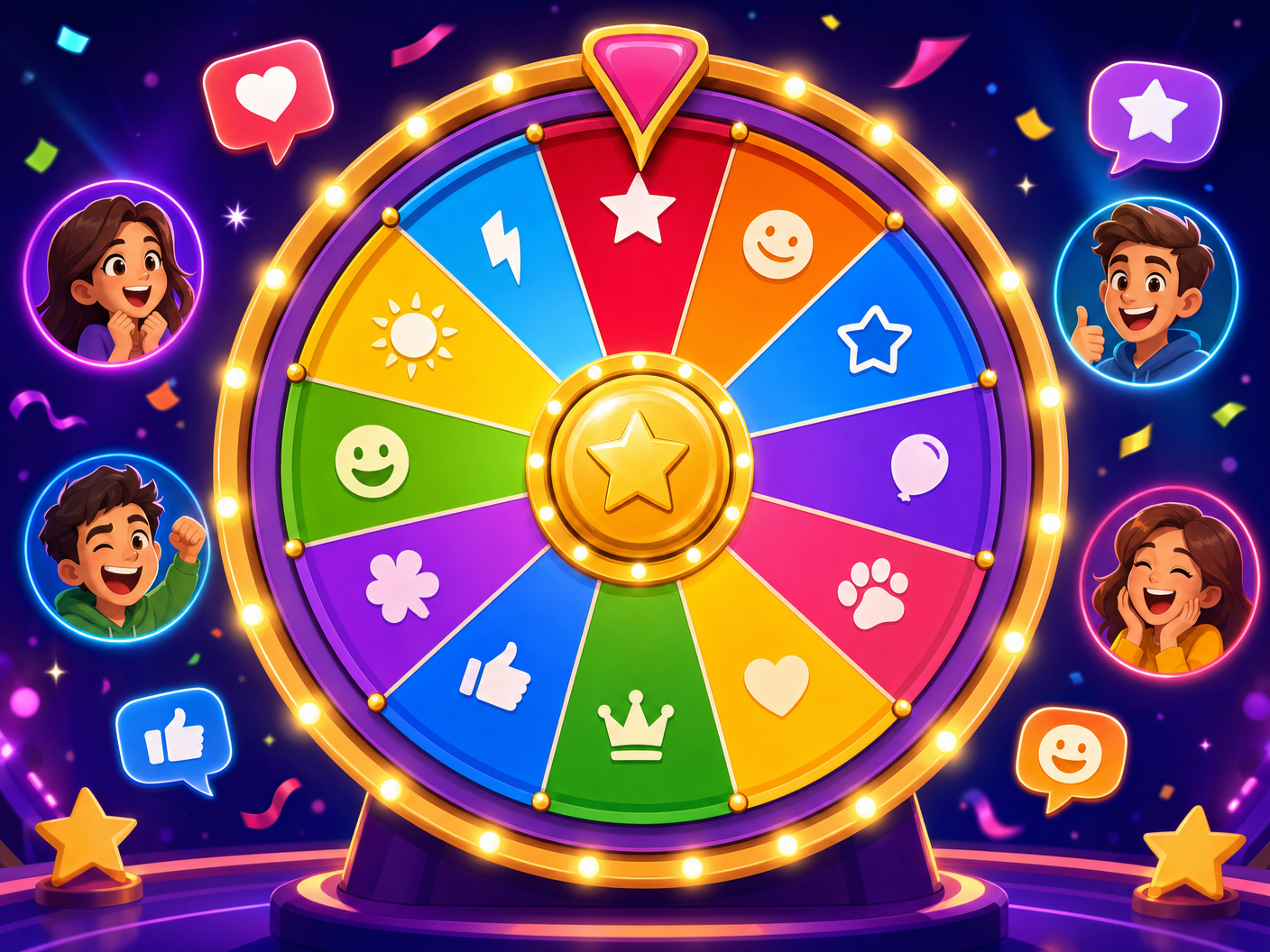 Lucky Spin Wheel Game